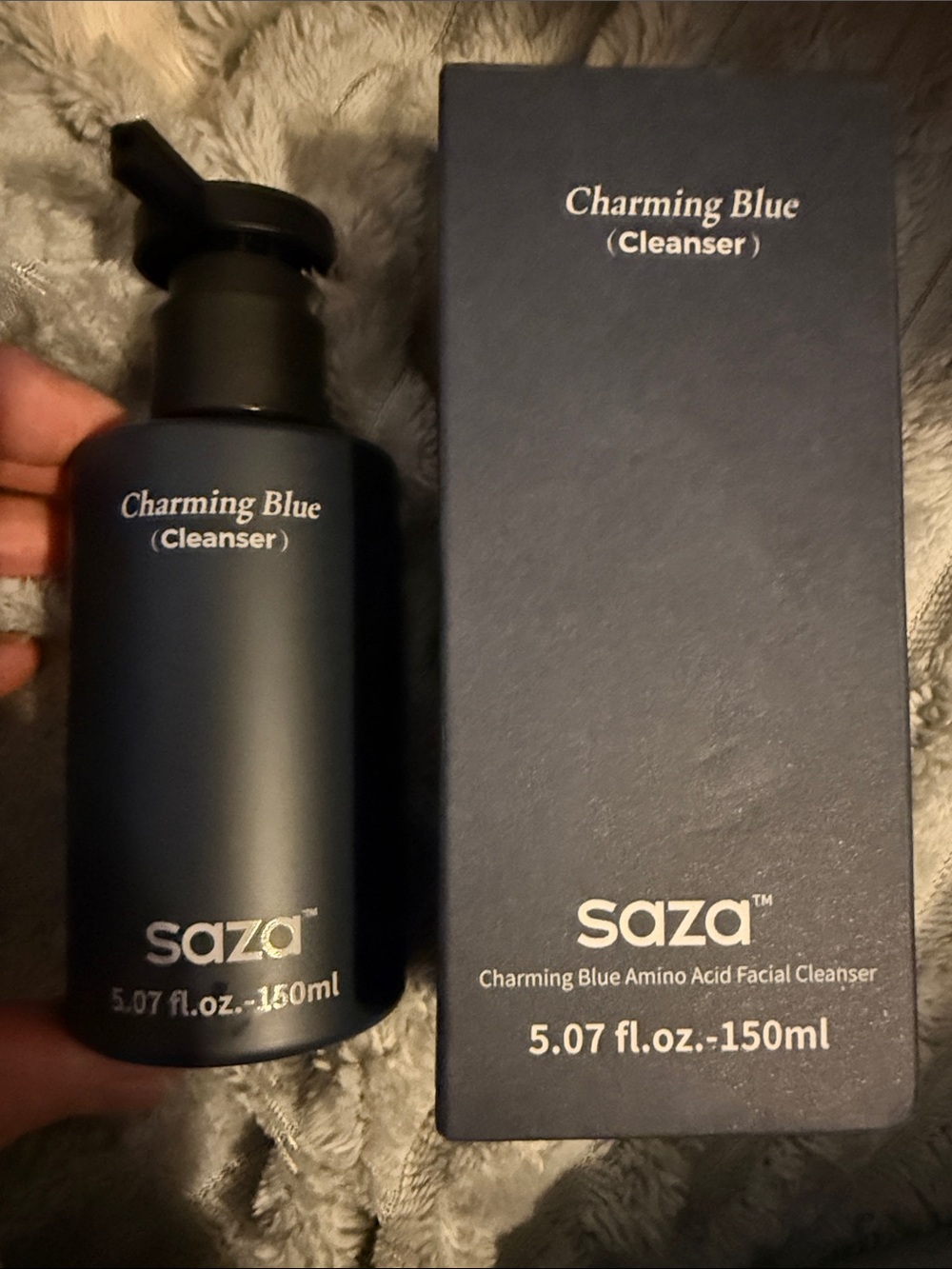Saza Charming Blue Cleanser for Men - Blue